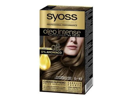 Syoss Oleo Intense Permanent Hair Color 5-10 Light Brown