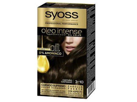 Syoss Oleo Intense Permanent Hair Color 3-10 Brown