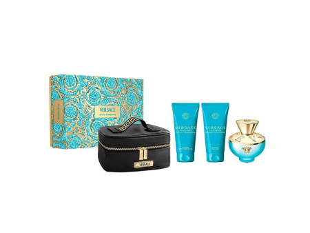 Versace Dylan Torquoise Eau De Toilette Spray 100ml Coffret 4 Produits
