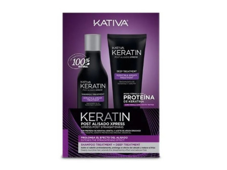 Kativa Keratin Post-lissage Xpress Coffret 2 Produits