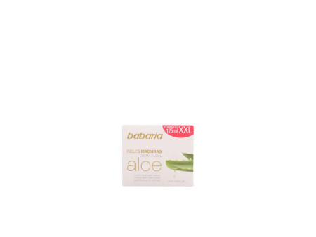 Babaria Aloe Vera Nourrissante Crème Pour Le Visage Peau Mature 125ml