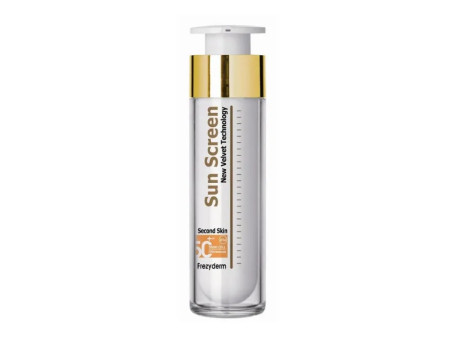 Frezyderm Sun Screen Velvet Visage Résistant À L'Eau Spf50+ 50ml