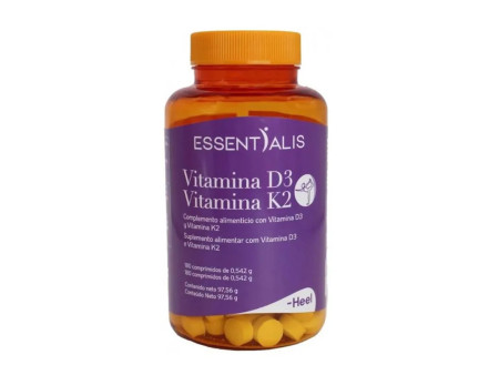 Essentialis Vitamine D3 Vitamine K2 180 Comprimés
