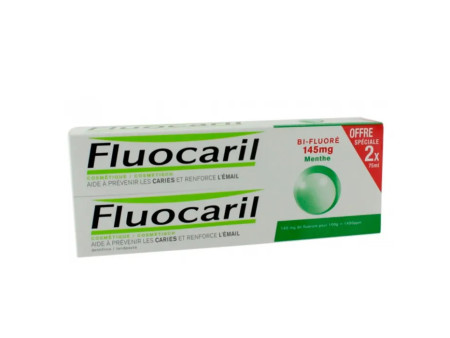 Fluocaril Bi-Fluoride Mint Paste 145mg 2x75ml