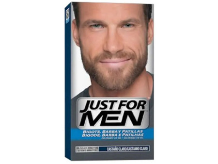 Just For Men Moustache Et Barbe Châtain Clair 28.4g