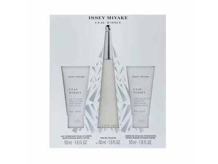 Issey Miyake L'Eau D'Issey Eau De Toilette Spray 50ml Coffret 3 Produits