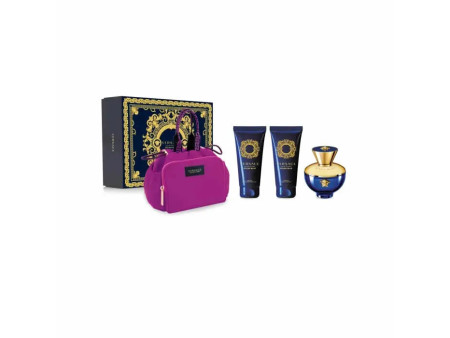 Versace Dylan Blue Pour Femme Eau De Parfum Vaporisateur 100ml Cofrret 4 Produits