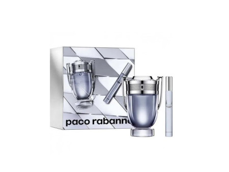 Paco Rabanne Invictus Eau De Toilette Vaporisateur 100ml Coffret 2 Produits
