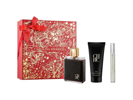 Carolina Herrera Ch Men Eau De Toilette Vaporisateur 100ml Coffret 3 Produits