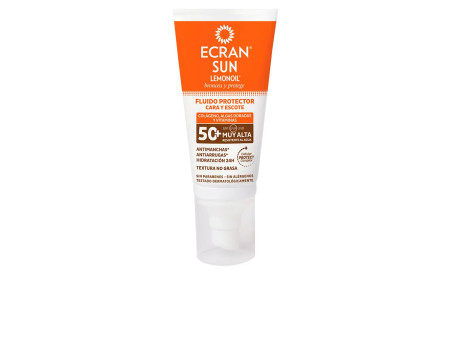 Ecran Sun Lemonoil Face And Neck Fluid Spf50 50ml