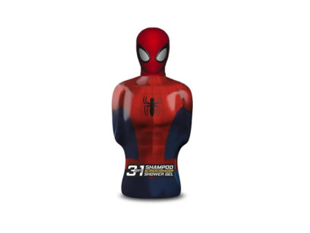 Spiderman 3 en 1 Shampooing Après-Shampooing Et Gel Douche