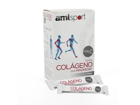 Ana María Lajusticia Colageno Con Magnesio Amisport Fresa 20 Sticks