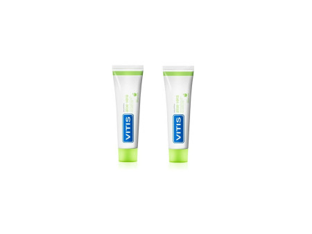 Vitis Duplo Aloe Vera Toothpaste Apple Flavor  2X150ml +75ml Free