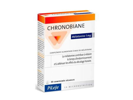 Pileje Chronobiane Melatonin 1mg 30 Comprimés