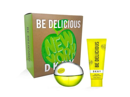DKNY Be Delicious Eau De Parfum Vaporisateur 100ml Coffret 2 Produits