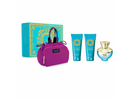Versace Dylan Torquoise Eau De Toilette Spray 100ml Coffret 4 Produits