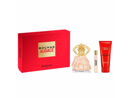 Rochas Audace Eau De Perfume Vaporisateur 90ml Coffret 3 Produits