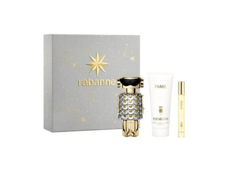 Rabanne Fame Eau De Parfum Vaporisateur 80ml Coffret 3 Produits
