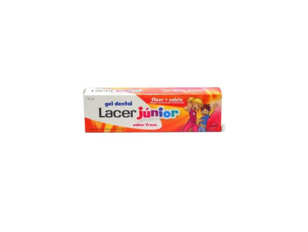 Lacer Junior Gel 75ml Fraise