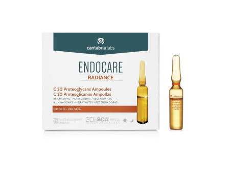 Endocare C20 Protéoglycans 30 Ampoules - Peau Sèche et Déshydratée