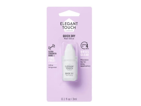Elegant Touch Quick Dry Nail Glue 5 Seconds