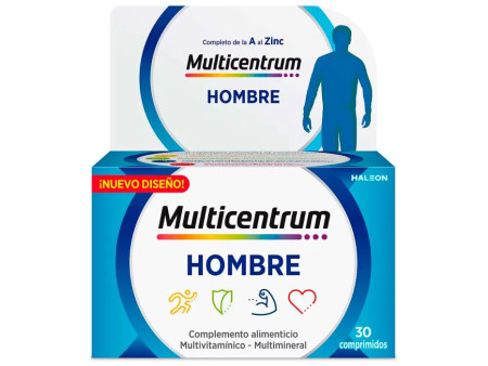 Multicentrum Homme 30 Comprimés 