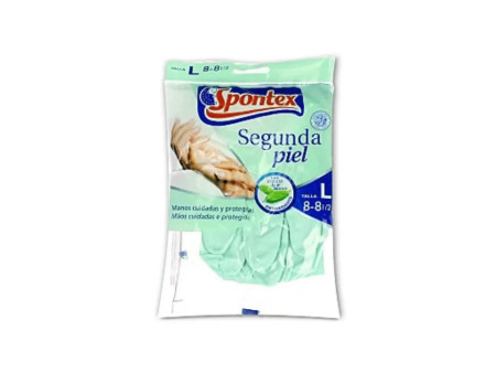 Spontex Second Skin Gloves Size L