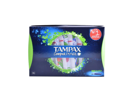 Tampax Pearl Compak Super 36 Unités