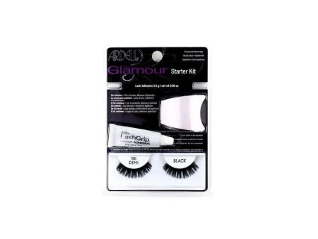 Ardell Glamour Faux Cils 101 Demi Black Coffret 3 Produits