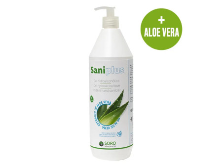Gel Hydroalcoolique Hygiénisant Pour Les Mains à l'aloe vera 1 Litre