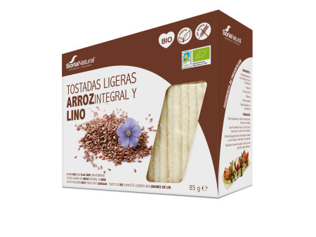 Alecosor Bio Tostadas De Arroz y Lino