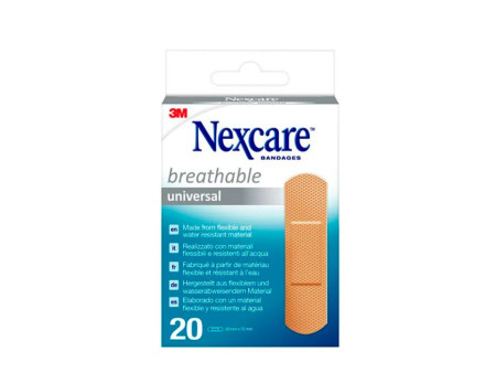Nexcare Plastique 20 Bandes 19x76mm