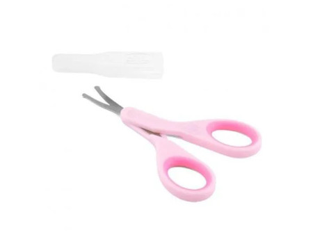 Chico Chicco Tijera De Seguridad Corta Uñas Para Recién Nacido Color Rosa