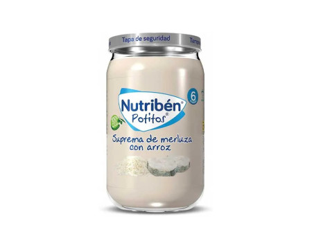Nutribén Potito Suprema Merlu et Riz 235g 