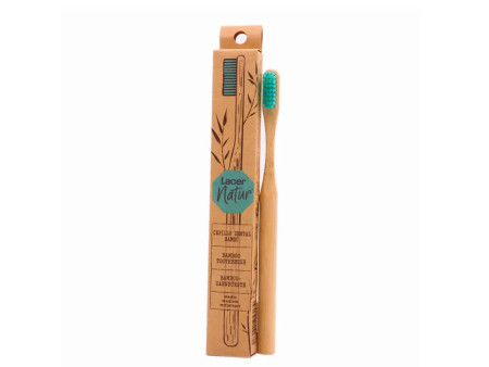 Lacer Natur Brosse à Dents Adulte Moyenne en Bambou 1U