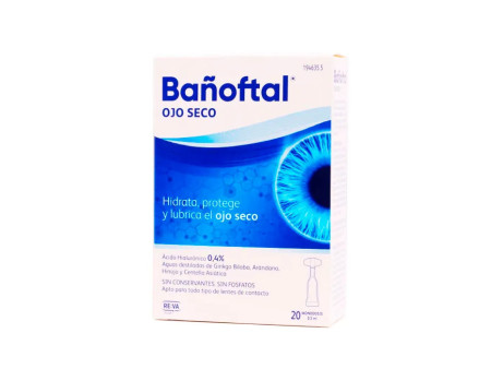 Bañoftal Oeil Sec Dose Unique 0,4 20U
