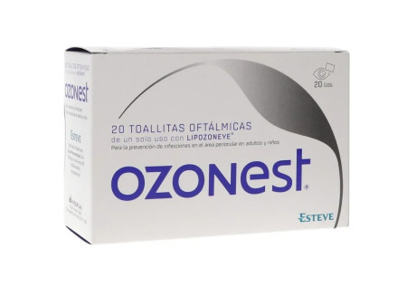 Esteve Ozonest Lingettes Ophtalmiques 20 Unités