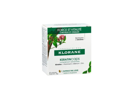 Klorane Keratincaps Force et Vitalité 30 Gélules