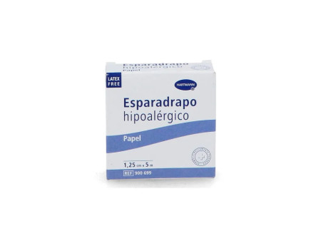 Papier adhésif hypoallergénique Hartmann 5mx1,25cm