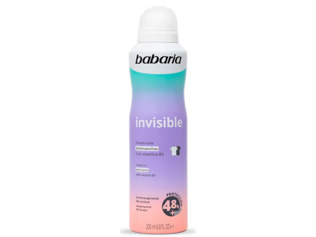 Babaria Invisible Deodorant Vaporisateur 200ml