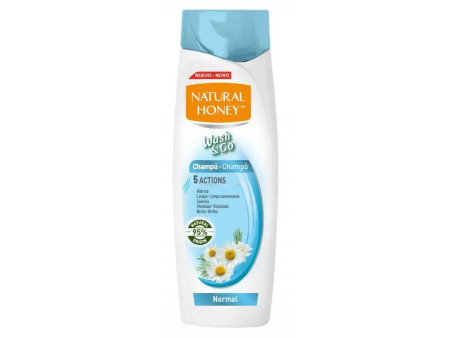 Natural Honey Wash y Go Champú Normal 400ml