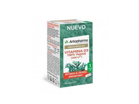 Arkocapsulas Vitamine D3 45 Capsules
