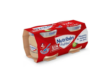 Nutriben Bipack Introduction Légumes avec Dinde 120g