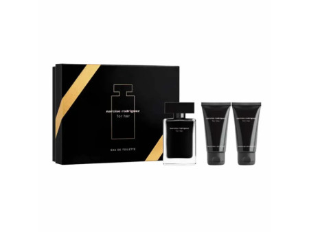 Narciso Rodriguez For Her Eau De Toilette Vaporisateur 50ml Coffret 3 Produits