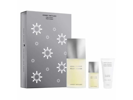 Issey Miyake L'Eau D'Issey Pour Homme Eau De Toilette Spray 125ml Coffret 3 Produits