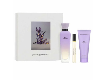 Adolfo Dominguez Iris Vainilla Eau De Parfum Vaporisateur 120ml Coffret 3 Produits