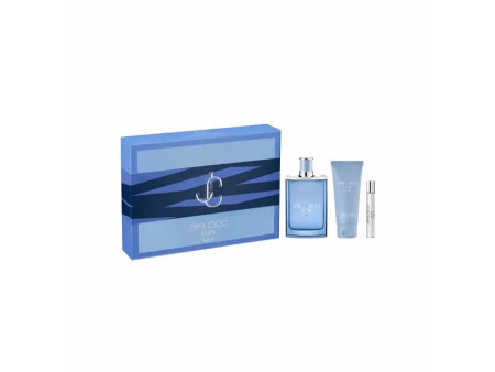 Jimmy Choo Man Aqua Eau De Toilette Vaporisateur 100ml Coffret 3 Produits
