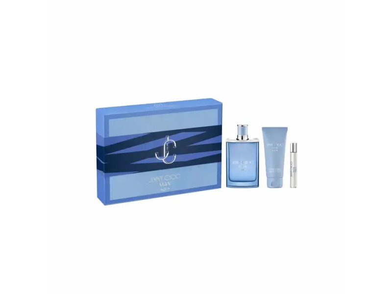 Jimmy Choo Man Aqua Eau De Toilette Vaporisateur 100ml Coffret 3 Produits