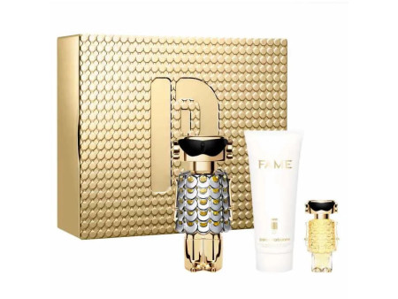 Paco Rabanne Fame Eau De Parfum Vaporisateur 80ml Coffret 3 Produits