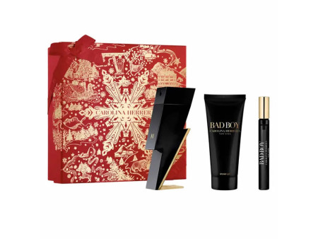 Carolina Herrera Bad Boy Eau De Toilette Vaporisateur 100ml Coffret 3 Produits